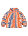 Stripes Short Padded Jacket by Tinycottons