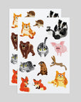 Furry Friends Tattoo Sheet by Tattly