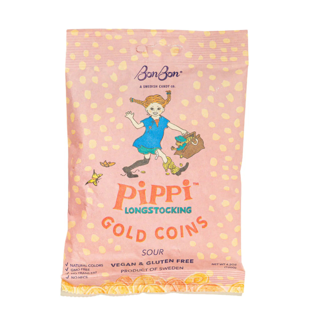 Pippi Longstocking Gold Coins by Bon Bon NYC