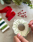 Stitched Wreath Decoration Kit