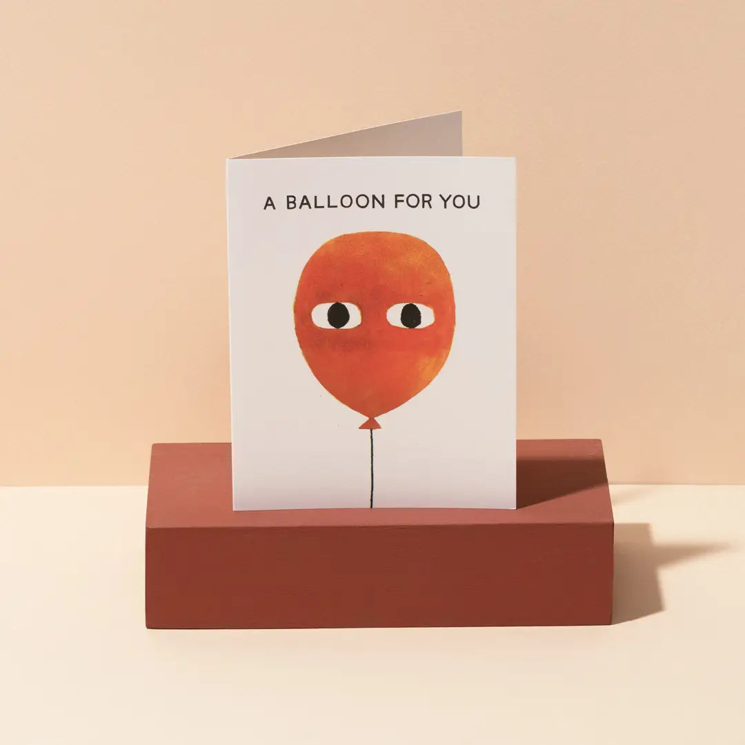 A Balloon Friendship Greeting Card by Red Cap Cards