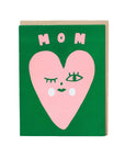 Mom Heart Face Card by Suzy Ultman