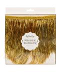 Gold Scalloped Tinsel Banner