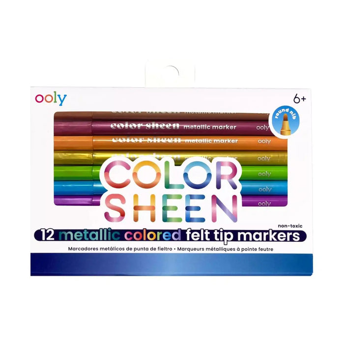 Color Sheen Metallic Markers by Ooly