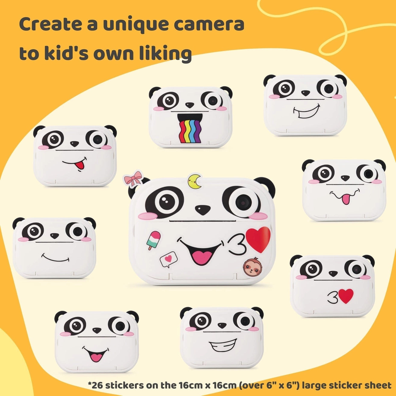 Koko the Panda Instant Print Kids Camera by Kidamento