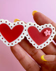 SALE Laced Heart Clip by Centinelle