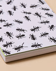 Ants Letterpress Spiral Pocket Size Notebook by And Here We Are