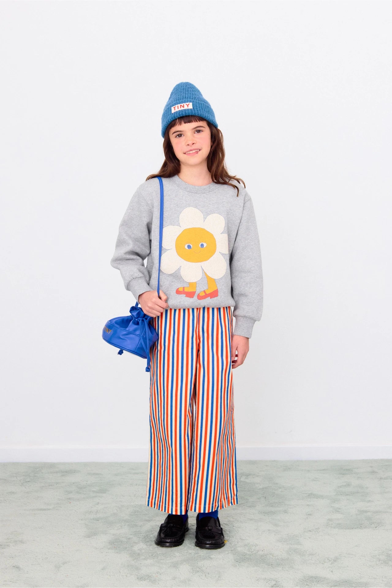 Flower Graphic Sweatshirt by Tinycottons