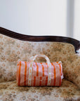 Retro Stripes Duffel Bag - Pink by Tinycottons