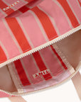 Retro Stripes Duffel Bag - Pink by Tinycottons