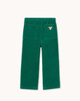 Tiny Solid Pockets Woven Pants - Dark Emerald by Tinycottons