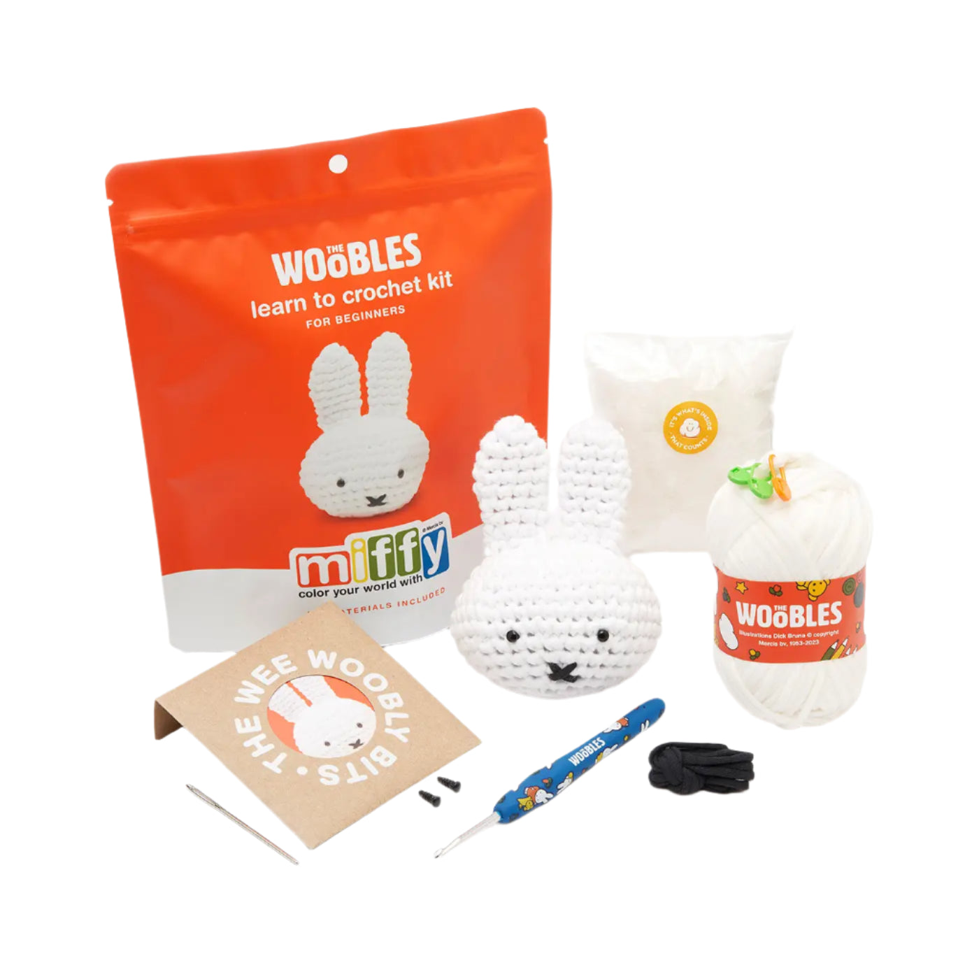 Miffy Beginner Crochet Kit by The Woobles – Mochi Kids
