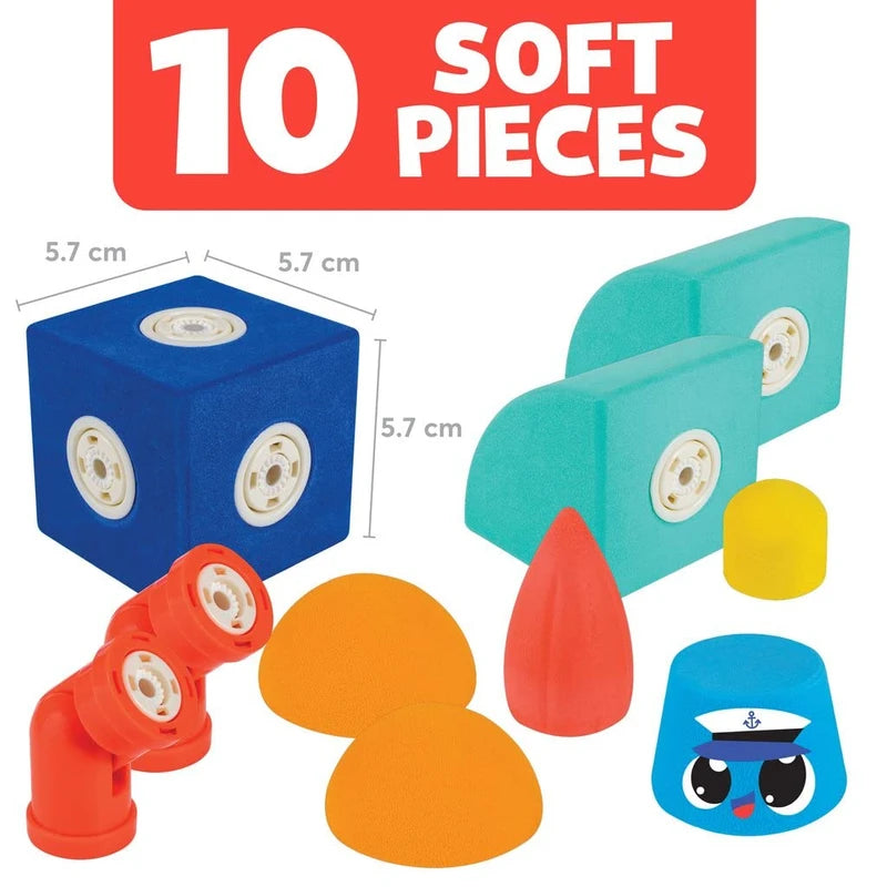 Tugboat Set Magnetic Foam Blocks – Mochi Kids