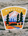 Wasatch Mountains Sticker by Goodnight Pine