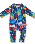 Rocket Ride Long Sleeve Romper by Halcyon Nights