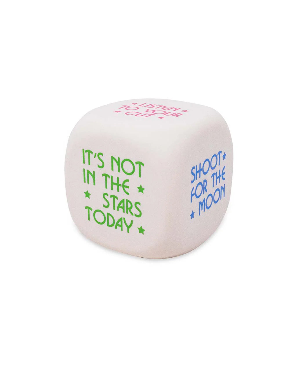Oversized Feel Better De-Stress Ball - Decision Dice by ban.dō