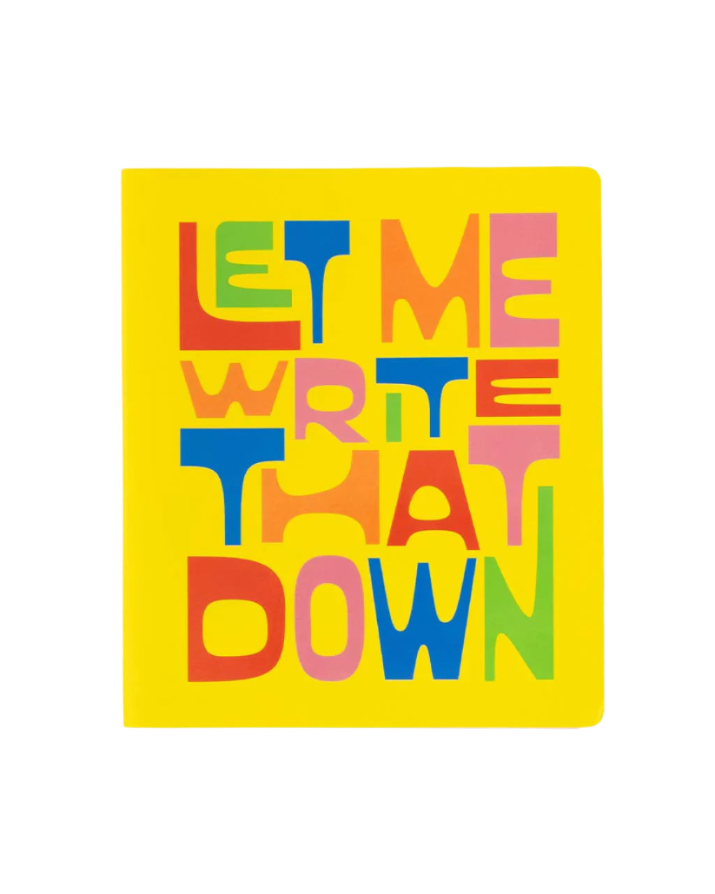 Let Me Write That Down Undated Weekly Planner by ban.dō