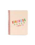 Rough Draft Mini Notebook- Kindness Never Hurts by ban.dō