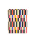 Mid Century Stripe Rough Draft Mini Notebook by ban.dō