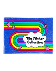 Retro Rainbow Sticker Collector Book