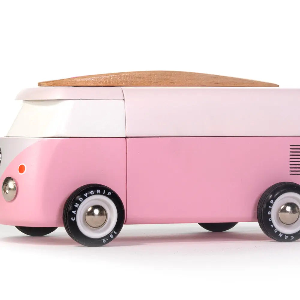 VW Beach Bus - Pink by Candylab