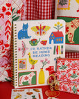 Rough Draft Mini Notebook - I'd Rather Be Home Reading