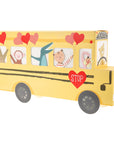 School Bus Valentine's Card and Bracelets Set