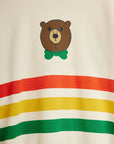 Bear Stripe Sweatshirt by Mini Rodini