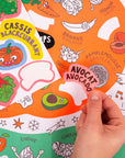 Fruits & Vegetables Sticker Poster by Omy