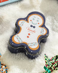 Gingerbread Man Christmas Chocolate Tin