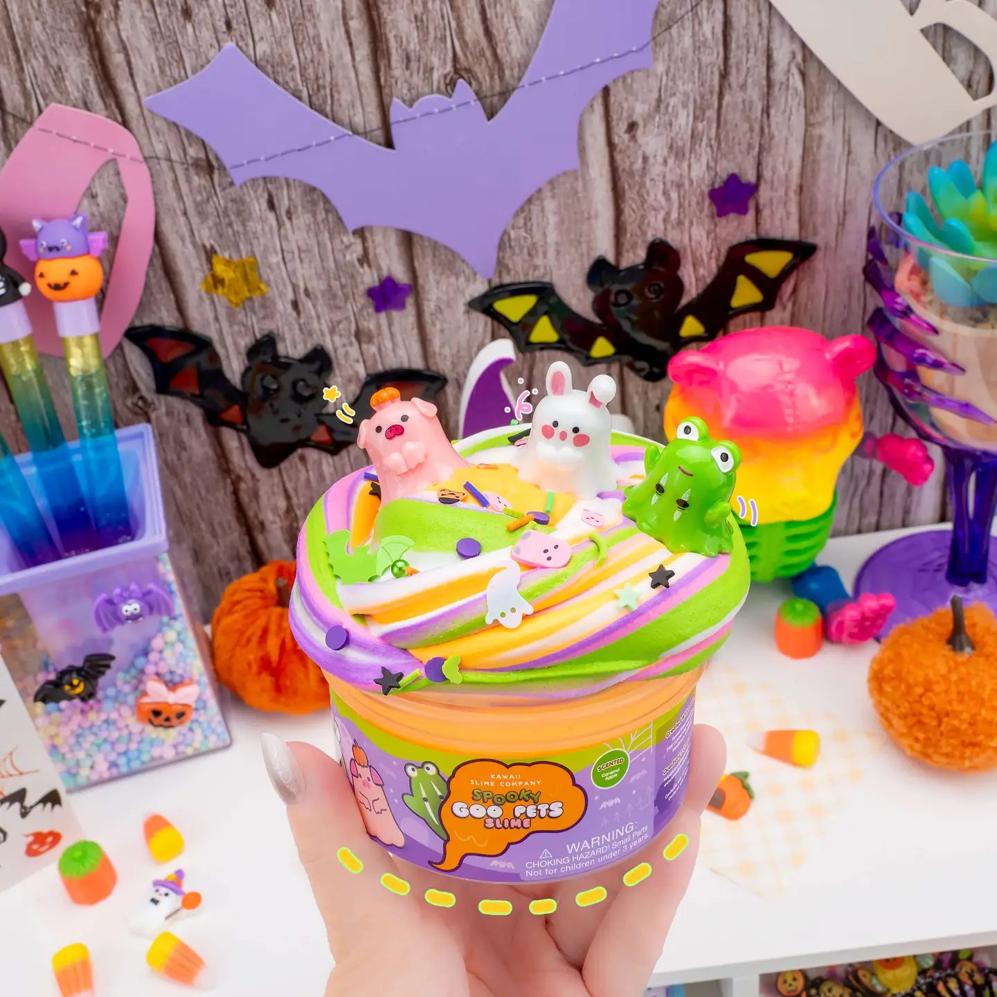 Spooky Goo Pets Slime by Kawaii Slime Company