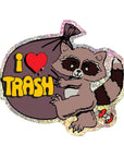 I Love Trash Sticker