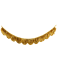 Gold Scalloped Tinsel Banner