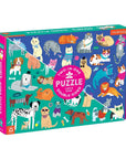 Cats & Dogs 100 Piece Double-Sided Puzzle by Mudpuppy