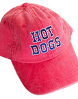 Hot Dogs Foodie Adult Dad Hat by The Silver Spider