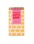 Goldfish Crackers Letterpress Spiral Pocket Size Notebook by And Here We Are