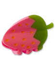 Mini Pink Strawberry Hair Claw