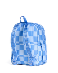 Charms Blue Checkerboard Kane Double Pocket Backpack