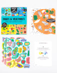 Fruits & Vegetables Sticker Poster by Omy