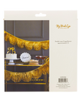 Gold Scalloped Tinsel Banner