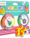 Creatibles Air Dry Clay Jewelry Kit - Blissful Blooms by Ooly