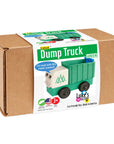 Green Dump Truck by Luke's Toy Factory