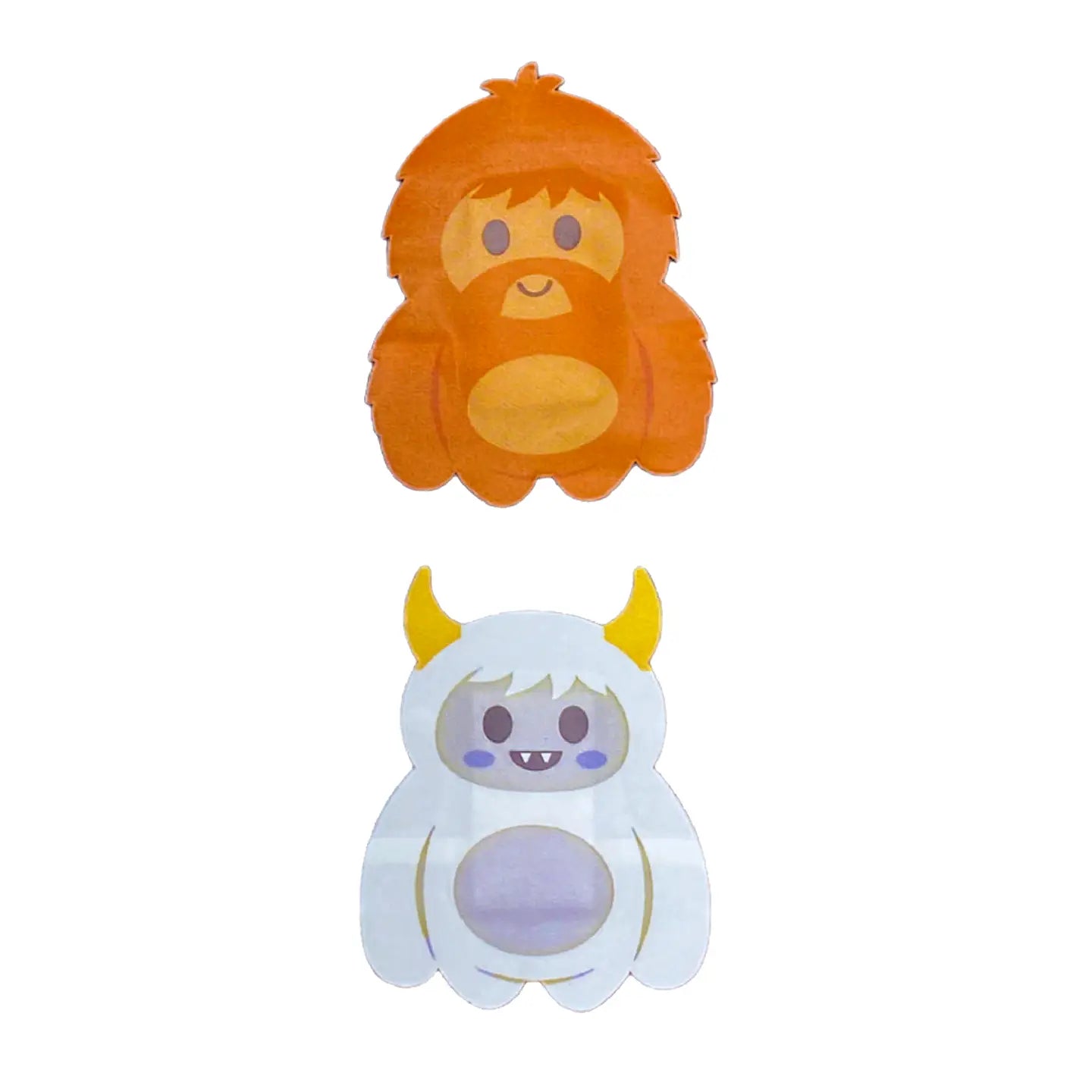 Bigfoot and Yeti Bandages by Boo Boo Buddies