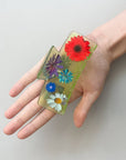 Box Hair Claw in Flower Power by Chunks