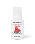 White foaming bottle of whipped body soap.