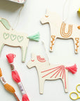 Dala Horses Embroidery Board Kit