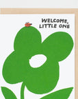 Welcome Little One Ladybug card by Egg Press