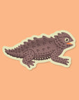 Horned Lizard Sticker