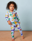 Dino Days Long Sleeve Romper by Halcyon Nights