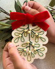 Stitched Mistletoe Decoration Kit by Cotton Twist